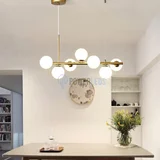 Lustra abajur MAT Gold liniara 7xG9